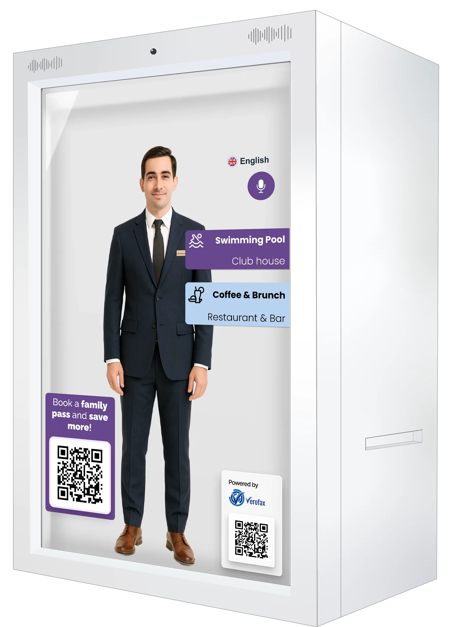 Agentic AI holobox for real-time customer interaction